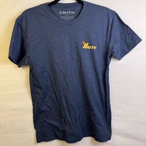 Nativ Brand T-Shirt Navy Blue Men’s Size S